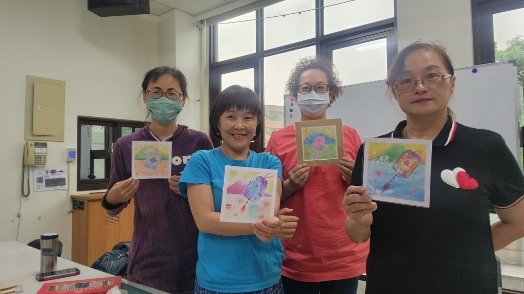 2024.04.06<br>健康愛情與事業御守粉彩繪畫創作