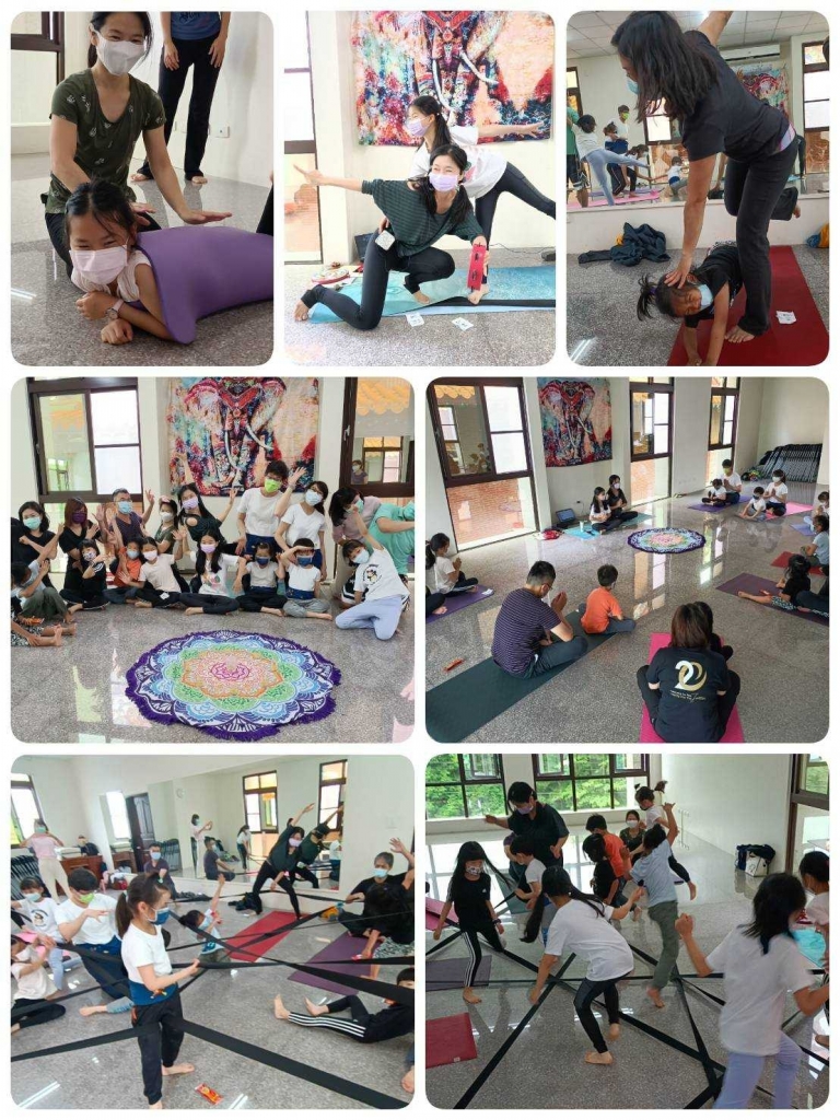 2022年<br>慶雲教室舉辦瑜伽親子公益課程