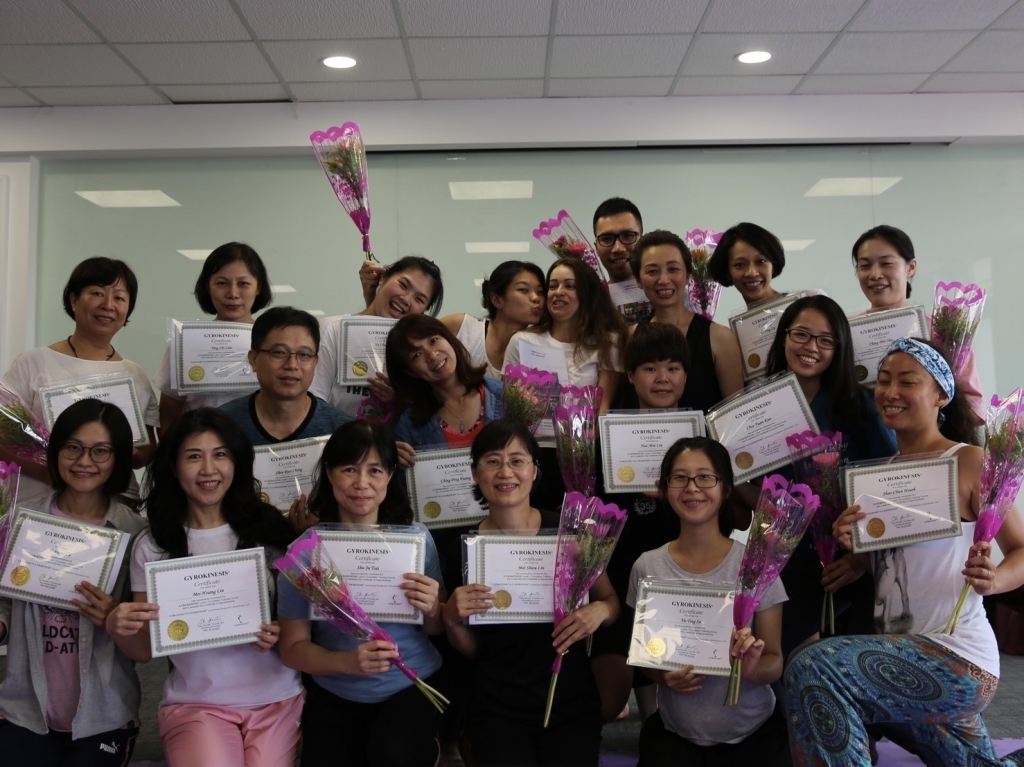 2021<br>慶雲教室舉辦國際GYROKINESIS®師資培訓二階課程第二梯次